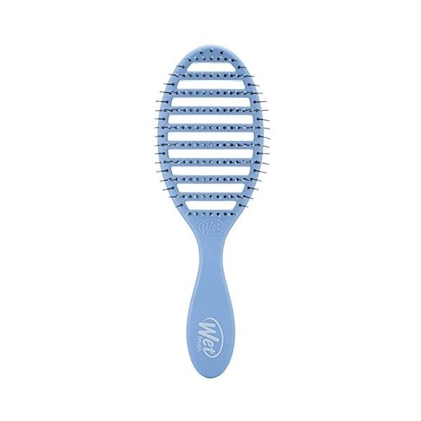 Wet Brush Speed Dry Hair Brush - Free Spirit, Sky - Vented Design and Ultra Soft HeatFlex Bristles Are Blow Dry Safe With Erg