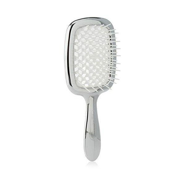 Jäneke Brosse SUPERBRUSH SILVER avec hérisson blanc - 55 gr.