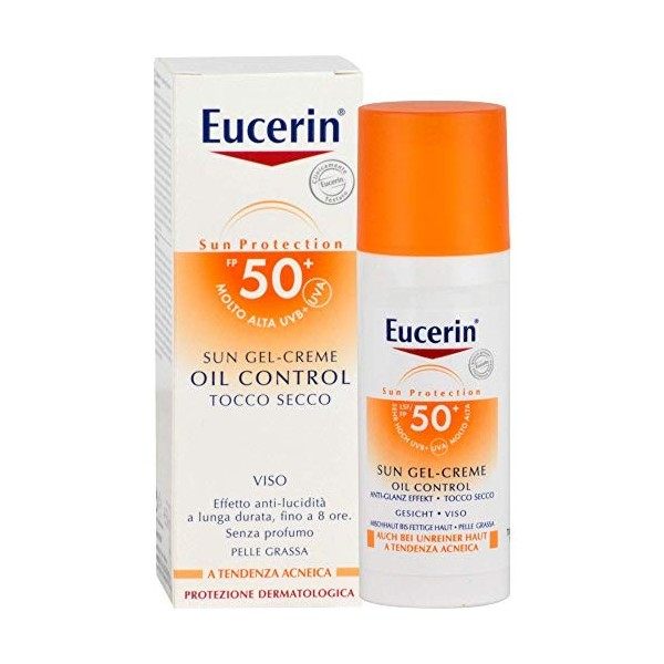 Eucerin Oil Control Face Sun Gel-Creme LSF 50+, 50 ml Crème