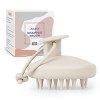 AIMIKE Brosse Massage Cuir Chevelu, Brosse à Shampoing en 100% Silicone pour Enlever les Pellicules et la Croissance des Chev