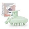 AIMIKE Brosse Massage Cuir Chevelu, Brosse à Shampoing en 100% Silicone pour Enlever les Pellicules et la Croissance des Chev