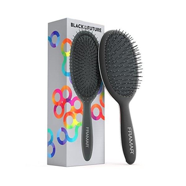 Brosse à cheveux démêlante Framar - Brosse à cheveux No More Tangles - Brosse démêlante élégante, Brosses à cheveux pour femm