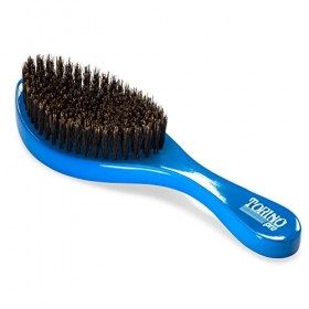 Brosse Torino Pro Wave 350 par Brush King – Brosse à vagues courbées moyenne – 100 % poils de sanglier – Texture réelle moye