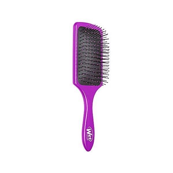 WetBrush Paddle Detangler Eco Friendly Heat Resistant Bristles Suitable for All Hairtypes Purple