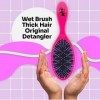 WetBrush Thick Hair Detangler with Unique Cluster Patterns of Soft Intelliflex Bristles to Gently Separate the Thickest of Ha