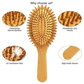 Brosse à Cheveux pop brush brosse cheveux, brosse demelante brosse cheveux enfant Brosse Démêlante Naturel Brosse En Bois De 
