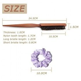 Cheveux En Poils De Sanglier, Brosse à Cheveux En Poils De Sanglier, Bois De Poils De Sanglier, Peigne De Salon Professionnel