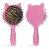 Brosse à cheveux, BESTOOL petites brosses à cheveux de voyage pour femmes, hommes ou enfants, brosse à cheveux en poils de sa