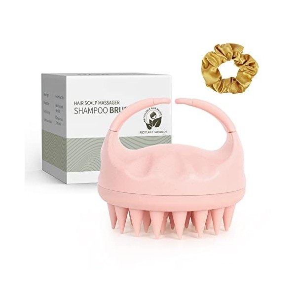 Sndyi Brosse Massage Cuir Chevelu, Brosse Massage Cuir Chevelu en Silicone pour Exfoliation et Massage de la tête | Réduit le