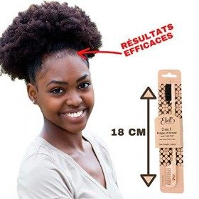 Brosse de bord de cheveux - baby hair - Peigne à cheveux - Brosse en poils de sanglier et bambou - convient à tous types de c