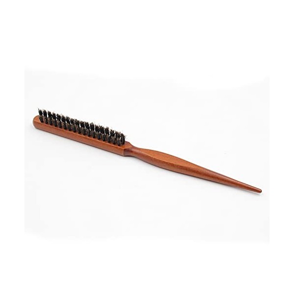 Teasing Hair Brush Boar Bristle Hair Brush tail Comb peigne de salon professionnel pour la Division des cheveux le contrôle d