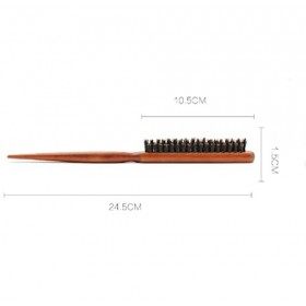 Teasing Hair Brush Boar Bristle Hair Brush tail Comb peigne de salon professionnel pour la Division des cheveux le contrôle d