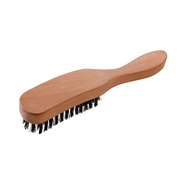 REMOS Brosse à cheveux en noyer 100% poils de sanglier larges