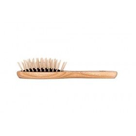 Tek petite brosse à cheveux en bois de frêne - 100% fabriquée en Italie