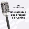 Olivia Garden - Brosse à cheveux classique Essential Blowout de 53 mm – Aluminium à rétention de chaleur et antistatique