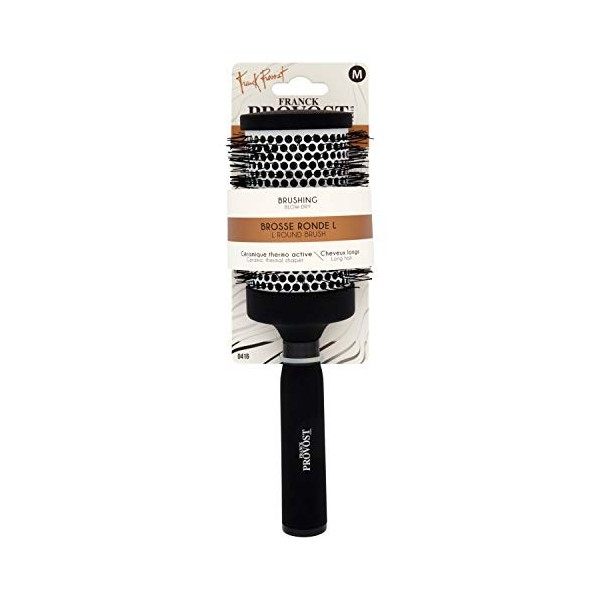 Franck Provost - Brosse Brushing Express XL - Grande Brosse à Cheveux Professionnelle en Céramique Thermoactive - Diffusion U