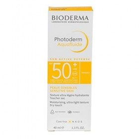 PHOTODERM MAX Aquafluide SPF 50+ 40ml |Très haute protection quotidienne anti-brillance – Plaisir et facilité dapplication |