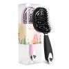 Sindax 2 Pièces Brosse à Cheveux Demelante Magique Tangle Antistatique Femme Teezer Brosses Ventilée Incurvée pour Ventiler e