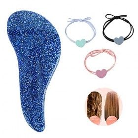 Brosse à Cheveux Démêlante,Brosse Démêlante Wet & Dry,Brosse Cheveux Démélant,Detangler Brush,Detangler Brosse à Cheveux,3 El