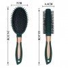 Elodyunhc 2 PCS Brosse Cheveux, Brosse Cheveux Démêlante à Cheveux Anti-casse pour Styling et Démêler les Cheveux longs épais