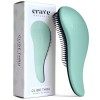 Crave Naturals Glide Thru Brosse Démêlante pour Enfants et Adultes. Brosse à Cheveux pour Cheveux Bouclés, Raides, Mouillés o