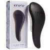 Crave Naturals Glide Thru Brosse Démêlante pour Enfants et Adultes. Brosse à Cheveux pour Cheveux Bouclés, Raides, Mouillés o