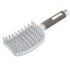 JINGFAN Brosse à Cheveux en Poils de Sanglier pour Epais et Démêlante Crépus Cheveux Bouclés, Brosse pour Séchage Plus Rapide