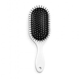 Brosse à cheveux démêlante en forme de chat mignon dans un trou, coussin dair, brosse à cheveux antistatique, avec poils dou