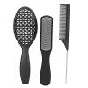 Lot de 3 Brosses à Cheveux, Peigne de Massage Antistatique Brosse Démêlante 9 Rangées Brosse de Coiffure Professionnelle Peig