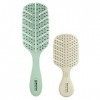 Beter - Pack Brosses à Cheveux Naturels Fiber - Brosse Antitraction + Mini Brosse Idéal pour Voyage - Durable et Récible, 2 i