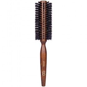 LArtisan Brossier - Brosse à Cheveux Ronde en Hêtre Massif - 50 mm - Brosse Brushing Artisanale, 100% Naturelle, en Pur Poil