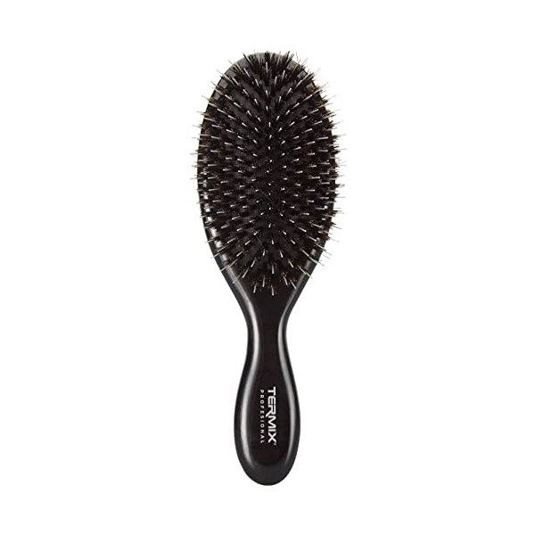 Termix Brosse à cheveux pour extensions, mélange de fibres naturelles de sanglier et de nylon souple qui nabîme pas le racco