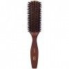 LArtisan Brossier - Brosse à Cheveux Plate Lissoir en Hêtre Massif - 5 Rangs, 21,5 cm - Brosse Artisanale, 100% Naturelle, e