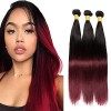 Brown Bundles Human Hair Highlight Bundles Cheveux Bouclés Brésiliens Deep Wave Bundles p4/30 Brown Human Hair for Black Woma