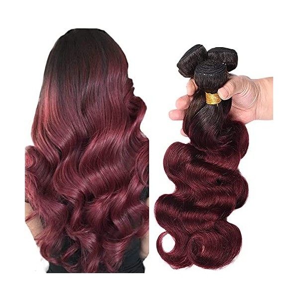 Brown Bundles Human Hair Highlight Bundles Cheveux Bouclés Brésiliens Deep Wave Bundles p4/30 Brown Human Hair for Black Woma