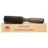 SHASH Brosse à Cheveux 100% Poils de Sanglier Soin Luxueux pour Cheveux fins à Normaux Fabriqué en Allemagne - Conditionne Na