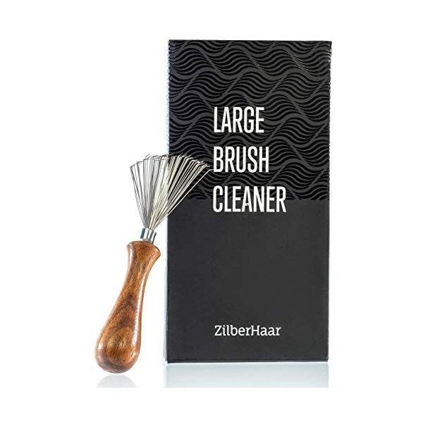 ZilberHaar - Nettoyant Brosse à Cheveux et à Barbe - Outil de Nettoyage pour Barbe et Cheveux - Râteau de Nettoyage Artisanal