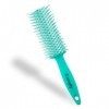 Brosse PRO Curly - Brosse anti-traction pour cheveux bouclés/rebelles - Brosse à cheveux avec pointes flexibles et nano textu