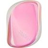 Tangle Teezer brosse demelante cheveux Rose - Brosse cheveux voyage avec couvercle - Brosse cheveux Tangle Teezer compact - B