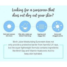 [Round LAB] Birch Juice Moisturizing Sunscreen Birch Juice Crème solaire hydratante SPF 50+ PA++++ 50ml