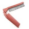 SUIOPPYUW Brosse à cheveux ABS Portable remplacement pliant couleur unie anti-rayures résistant à la chaleur brosses de coiff