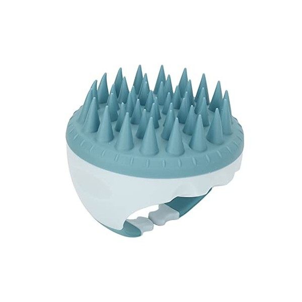 Brosse de Massage pour Cheveux, Brosse de Massage Manuelle Imperméable en Silicone Doux, Brosse de Shampooing Anti-pelliculai