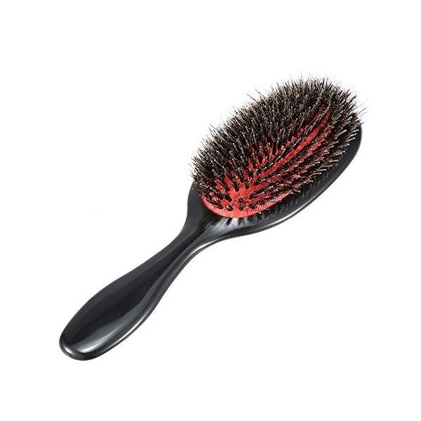 Baugger Peigne de Sanglier | Boar Bristle & Nylon Hair Brush Oval Anti-Statique Paddle Peigne Scalp Massage Soins des Cheveux