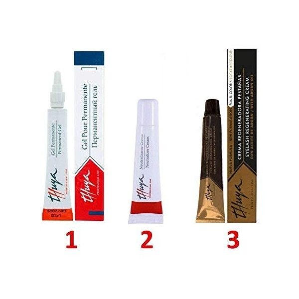 Brow Lamination - Eyebrows Permanent Thuya - Kit Styling Sourcils - Repassage ou pliage longue durée avec traitement régénéra