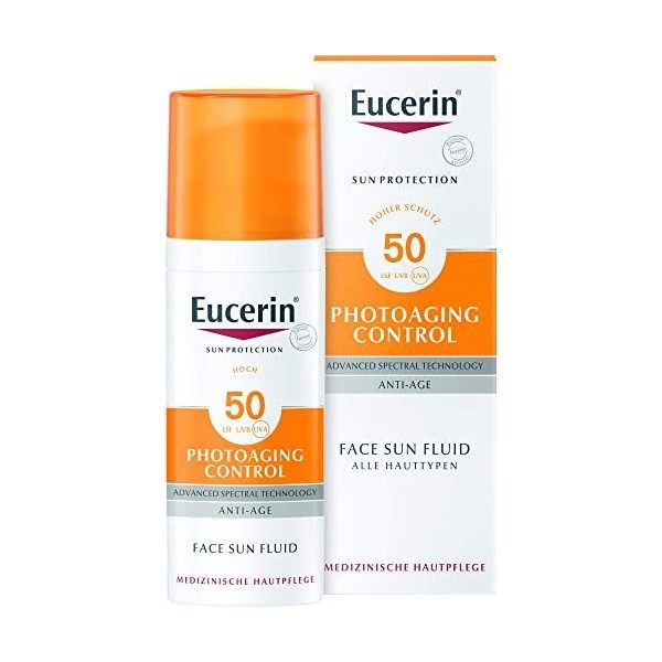Eucerin Photoaging Control Face Sun Fluid LSF 50, 50 ml Solution