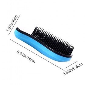 Brosse démêlante créative anti-nœud - Peigne de massage professionnel - Brosse à cheveux démêlante pour cheveux afro fins et 