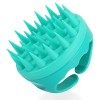 FREATECH Brosse Shampoing Massage Cuir Chevelu avec Poils Longs & Doux en Silicone pour Soin Cheveux et Massage Tete, Brosse 