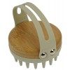 Brosse de massage du cuir chevelu : brosse de shampooing pour un massage parfait de la tête - Brosse exfoliante verte - Rédui