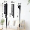 Peigne Baby Hair, 3 Pièces Baby Hair Brush Peigne Contour Brosse Pour Plaquer Les Cheveux Peigne a Queue Cheveux Peigne Lissa