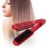 Brosse à lisser les cheveux, pince à sanglier brosse à cheveux double face antistatique outil de lissage des cheveux épais et